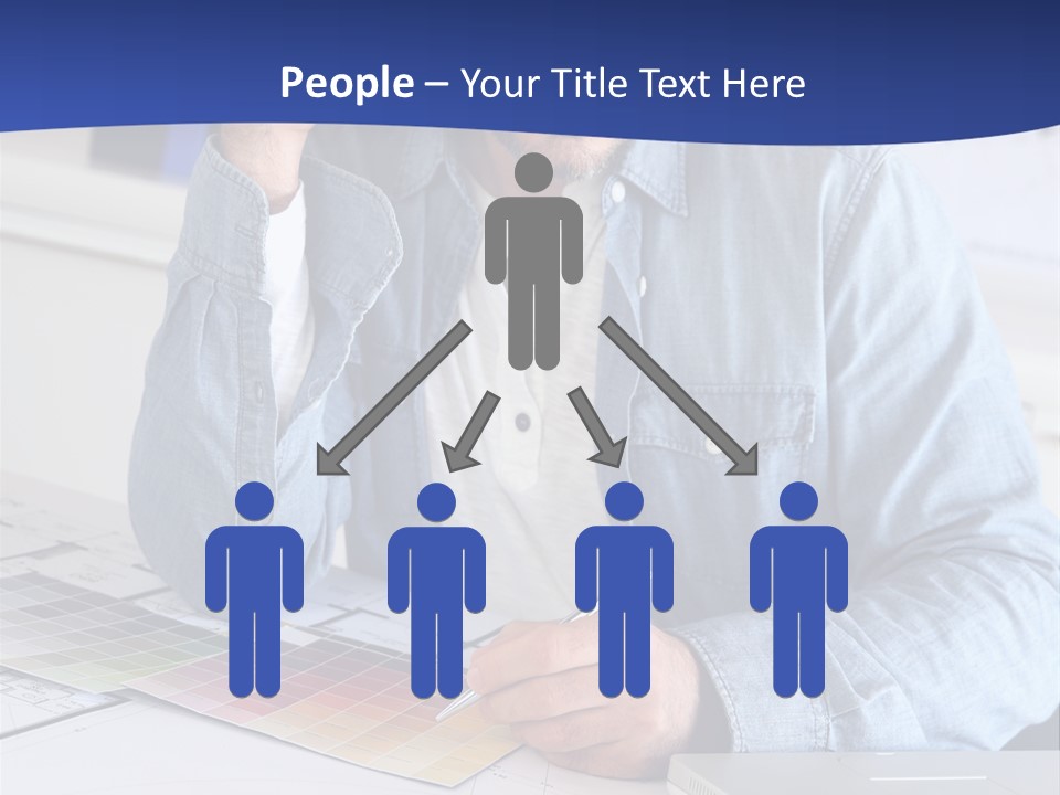 Businessman Office Indoors PowerPoint Template