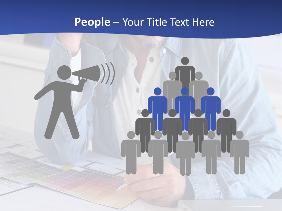 Businessman Office Indoors PowerPoint Template