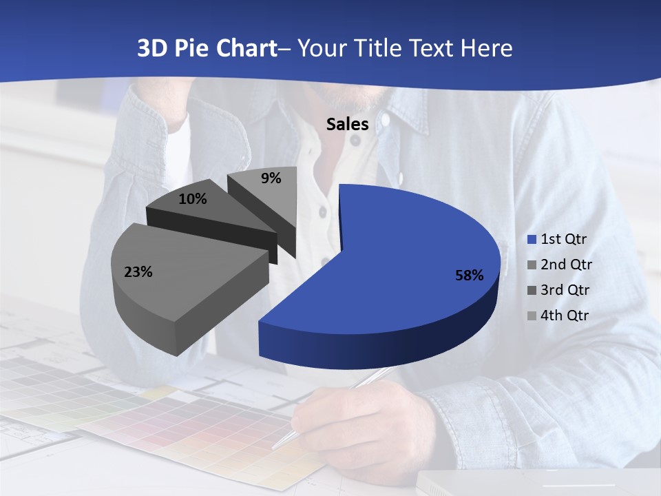 Businessman Office Indoors PowerPoint Template