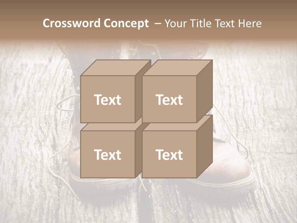 Outdoor Boot Worn PowerPoint Template