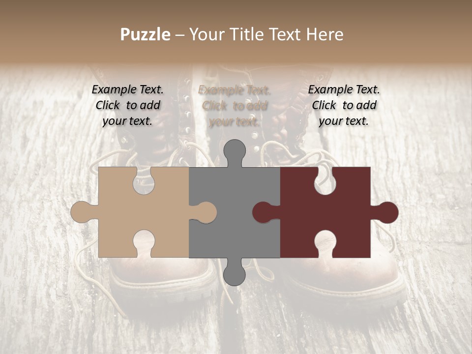 Outdoor Boot Worn PowerPoint Template
