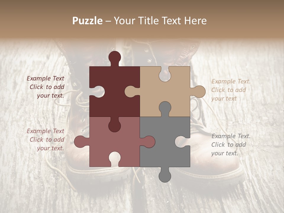 Outdoor Boot Worn PowerPoint Template