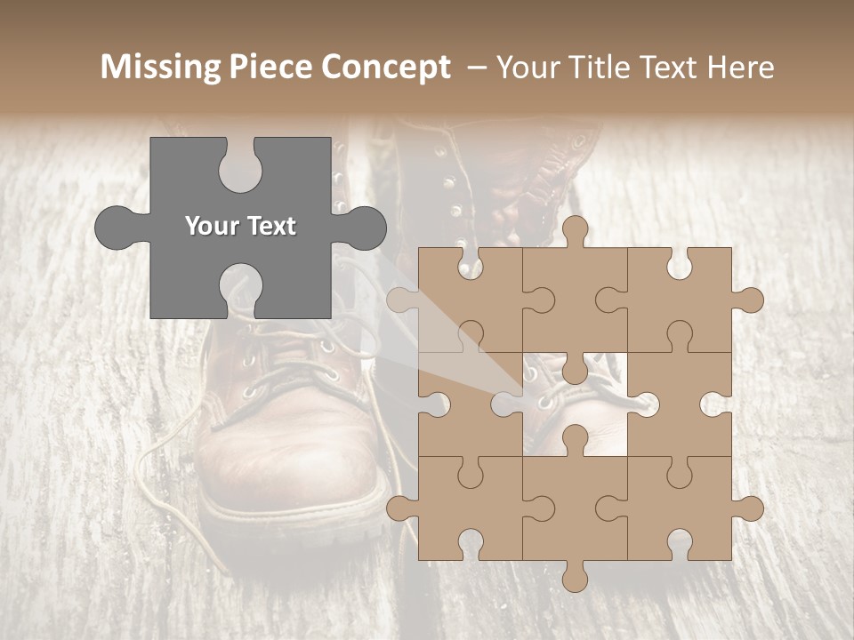 Outdoor Boot Worn PowerPoint Template