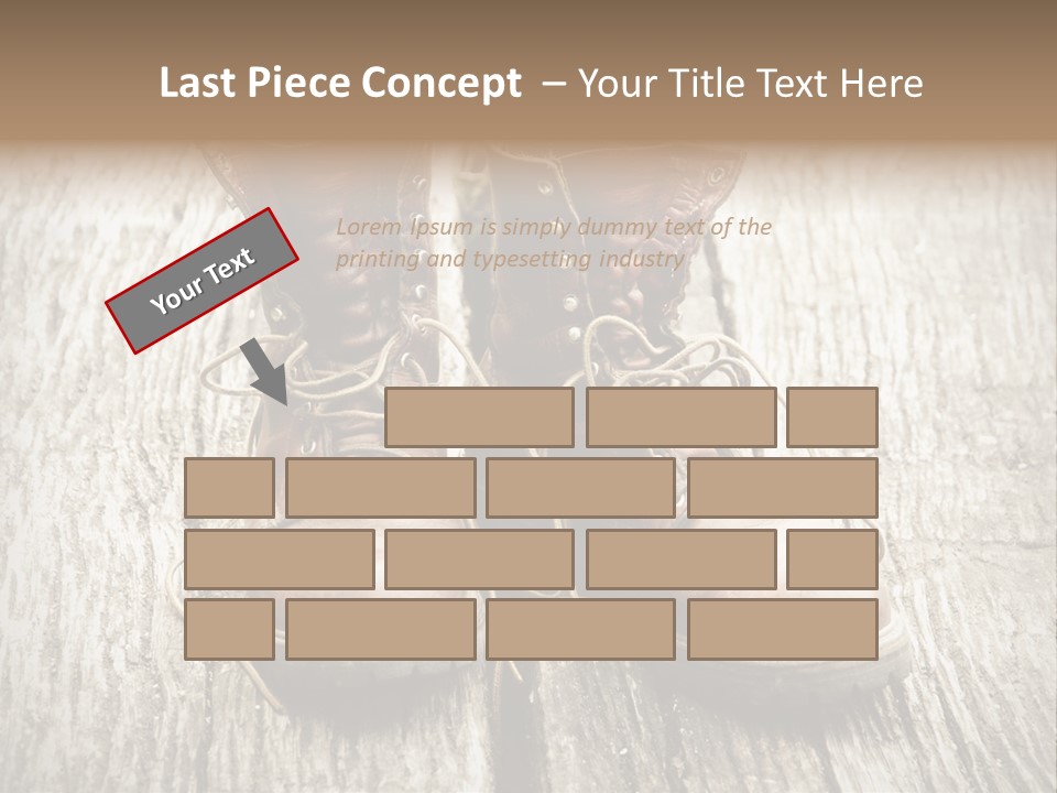 Outdoor Boot Worn PowerPoint Template