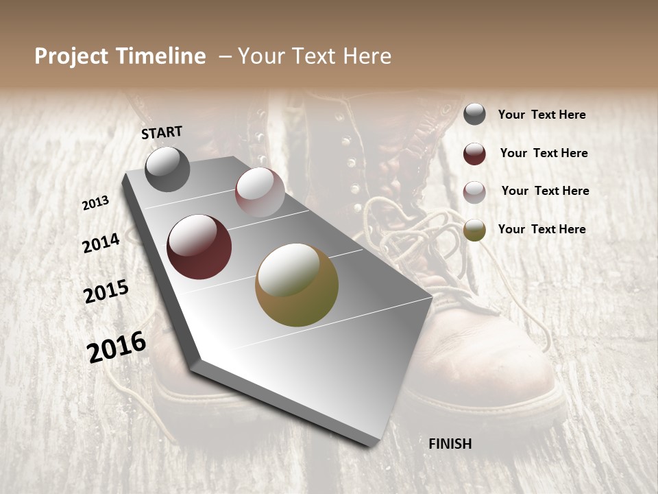 Outdoor Boot Worn PowerPoint Template