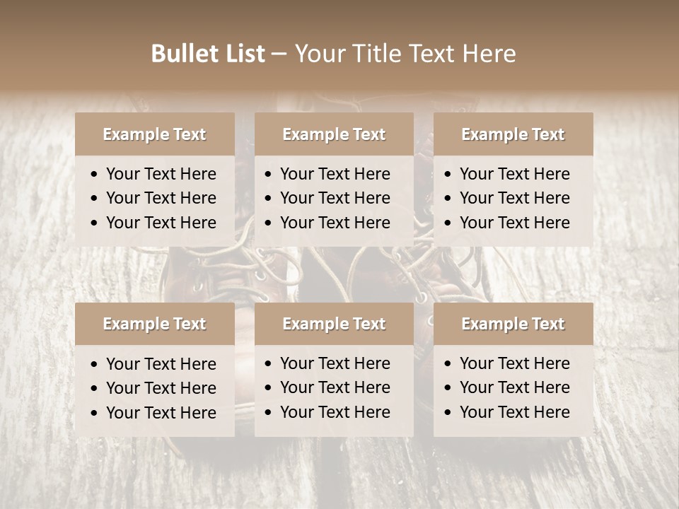 Outdoor Boot Worn PowerPoint Template