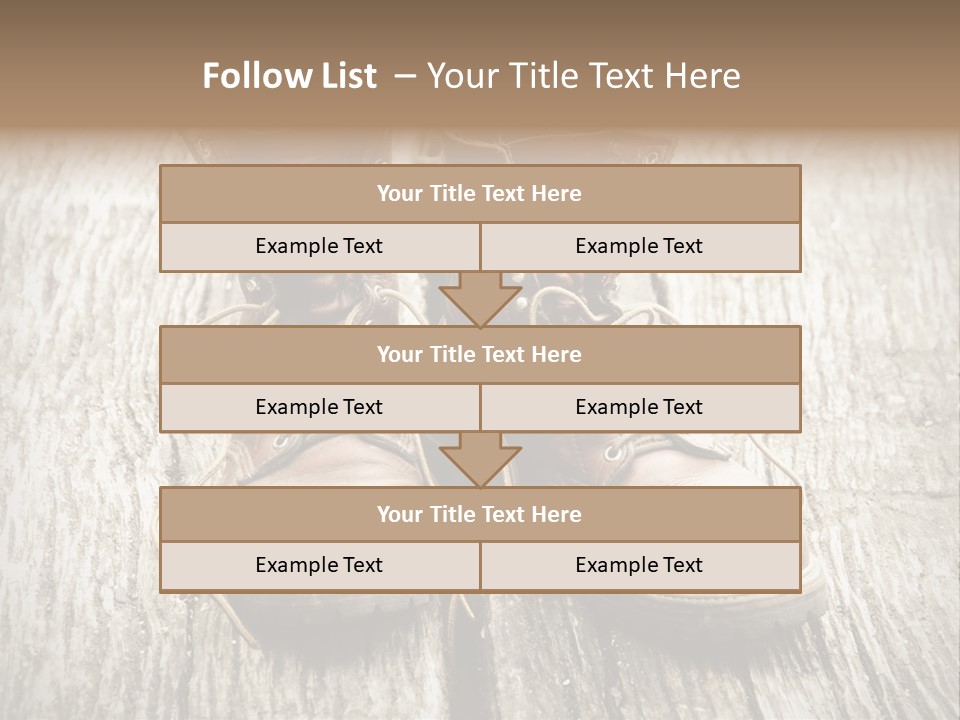 Outdoor Boot Worn PowerPoint Template