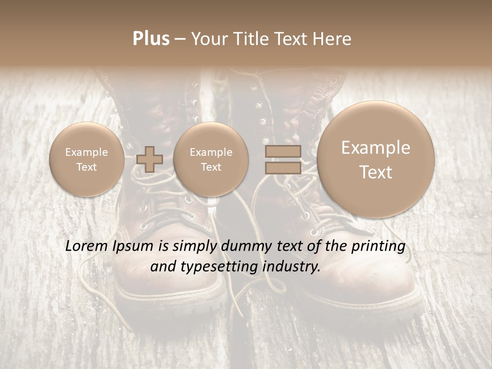 Outdoor Boot Worn PowerPoint Template
