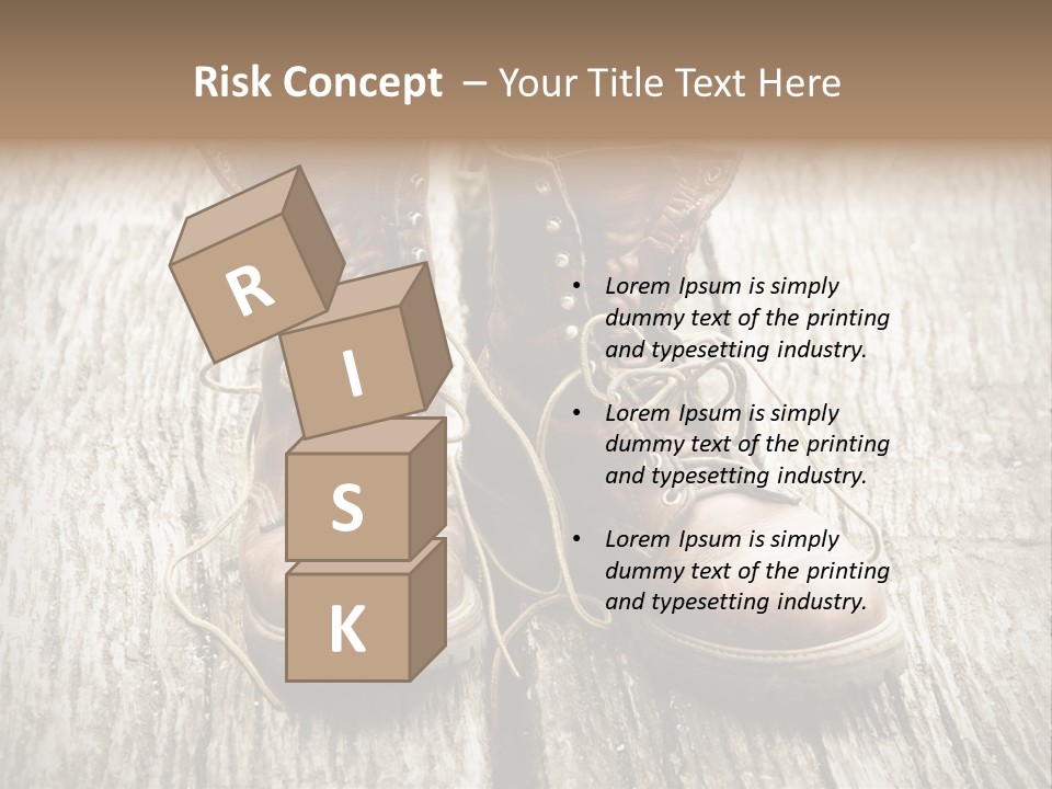 Outdoor Boot Worn PowerPoint Template