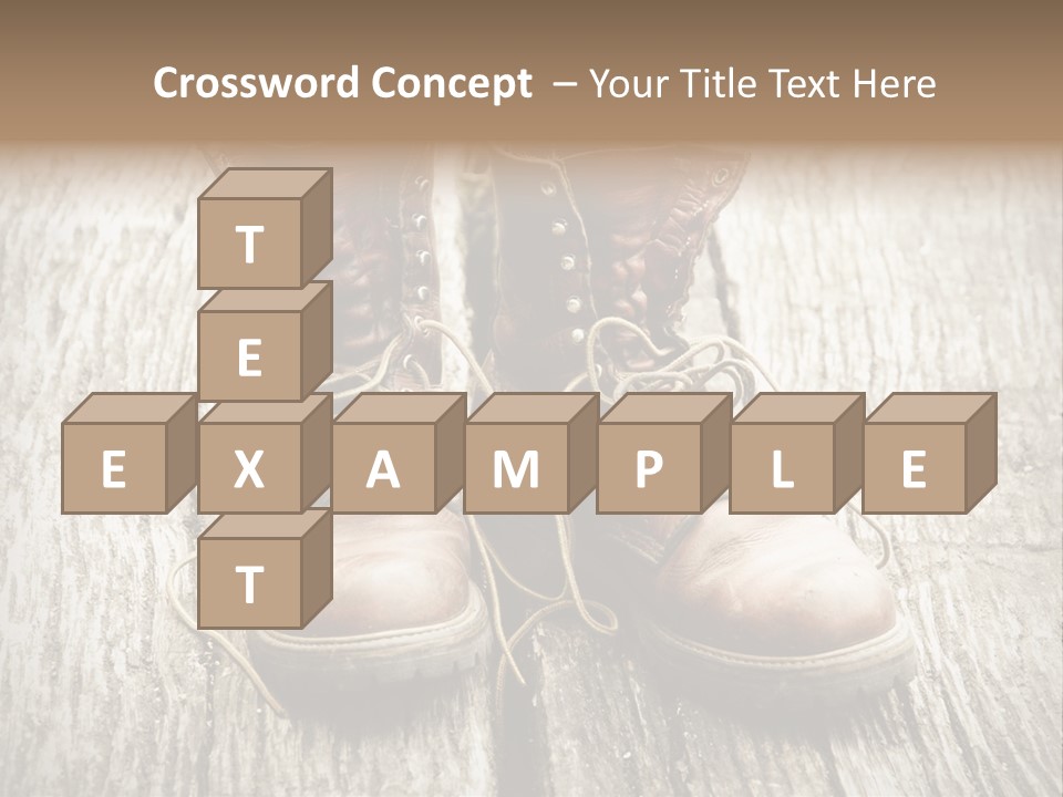 Outdoor Boot Worn PowerPoint Template