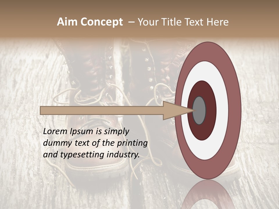 Outdoor Boot Worn PowerPoint Template