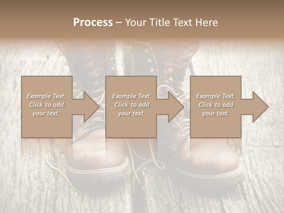 Outdoor Boot Worn PowerPoint Template