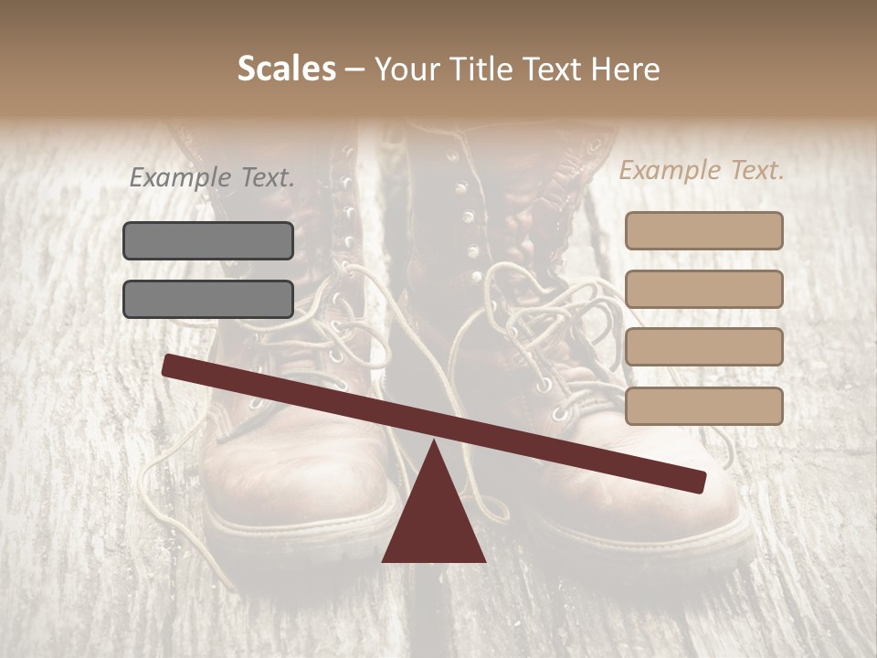 Outdoor Boot Worn PowerPoint Template