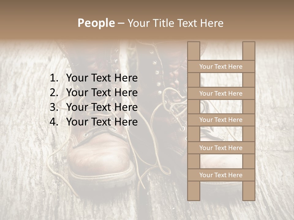 Outdoor Boot Worn PowerPoint Template