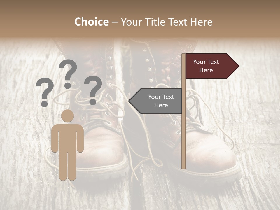 Outdoor Boot Worn PowerPoint Template