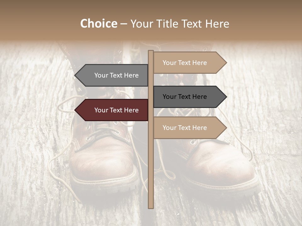 Outdoor Boot Worn PowerPoint Template