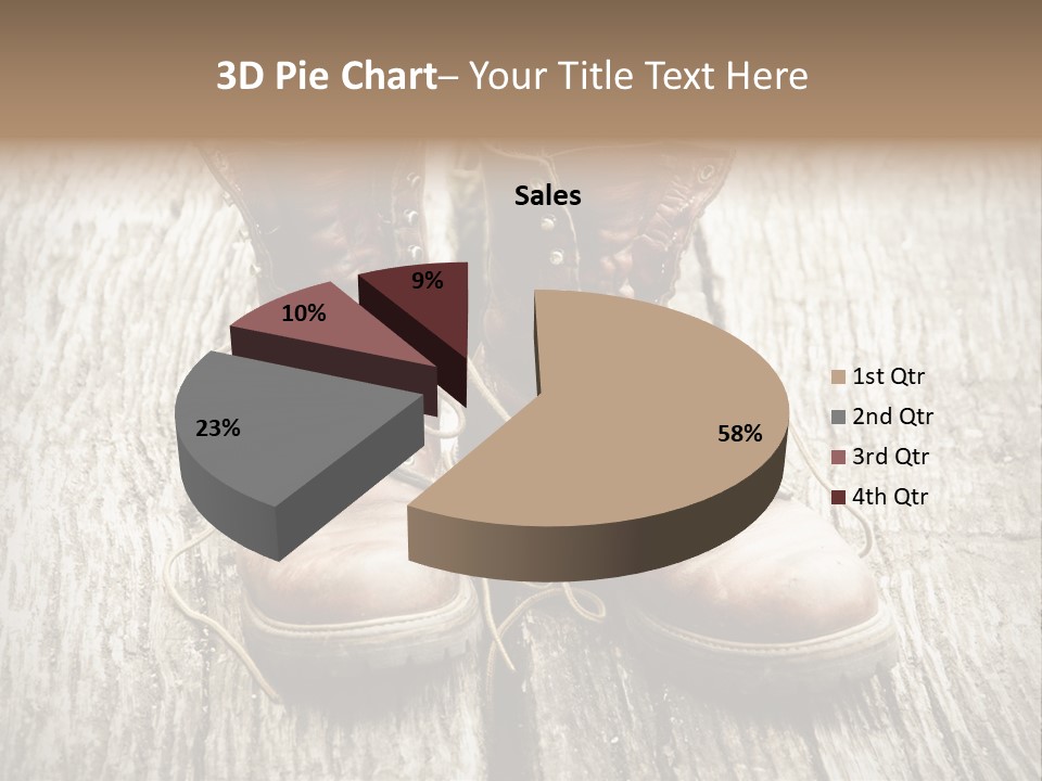 Outdoor Boot Worn PowerPoint Template