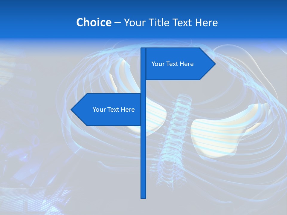 Bone Render Cage PowerPoint Template