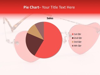 Heart Shaped Glass Sunglasses PowerPoint Template