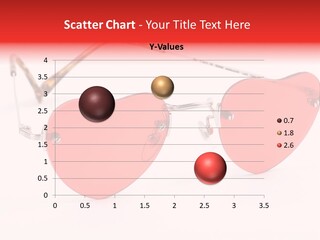 Heart Shaped Glass Sunglasses PowerPoint Template
