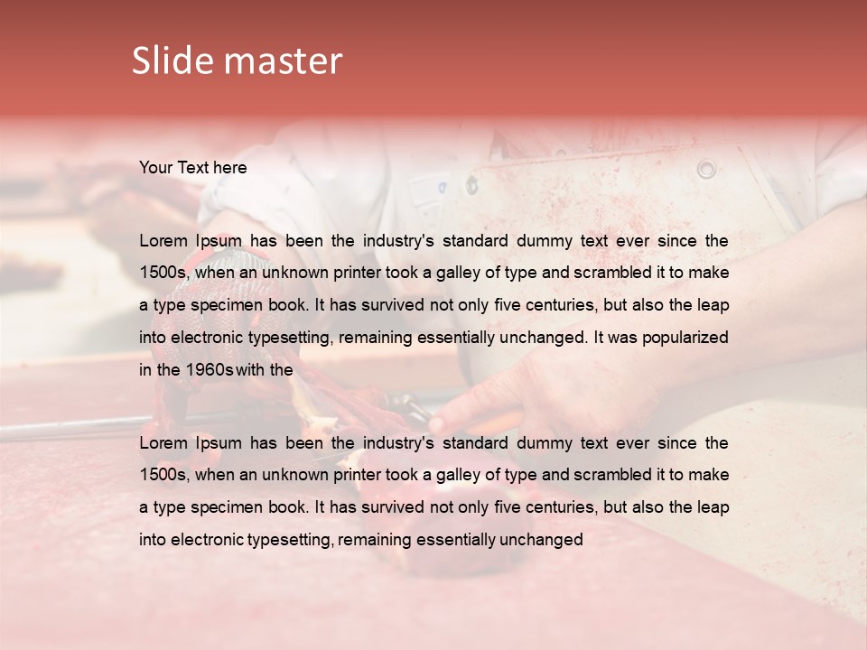 Tier Ern Fleischskandal PowerPoint Template