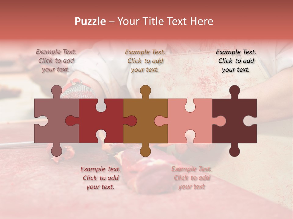 Tier Ern Fleischskandal PowerPoint Template