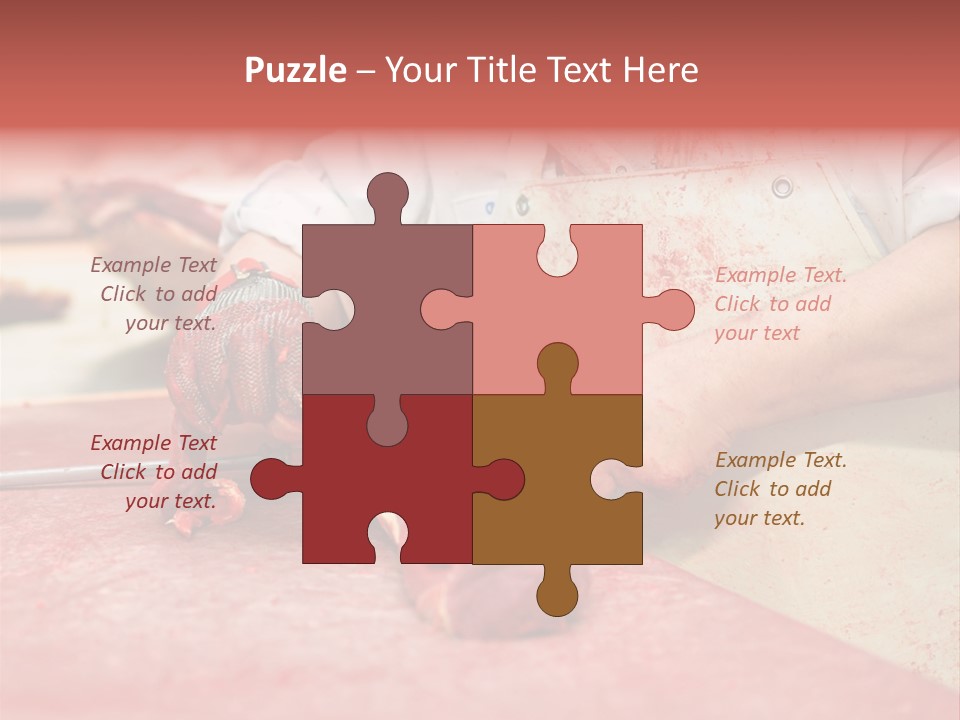 Tier Ern Fleischskandal PowerPoint Template