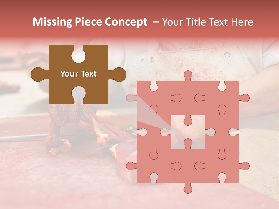 Tier Ern Fleischskandal PowerPoint Template