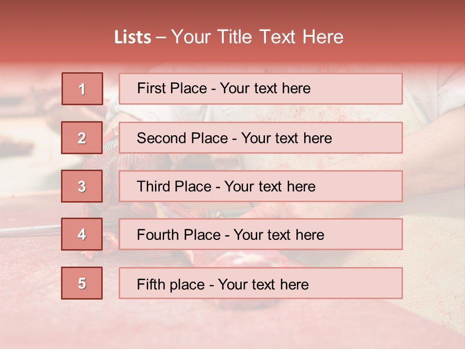 Tier Ern Fleischskandal PowerPoint Template