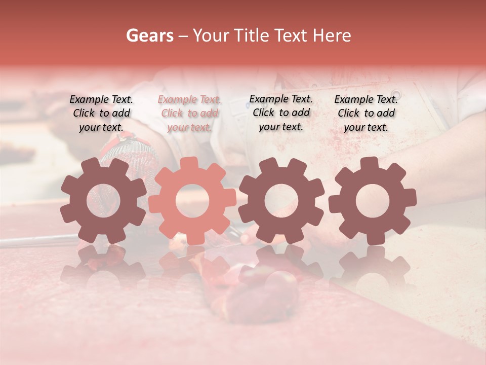 Tier Ern Fleischskandal PowerPoint Template