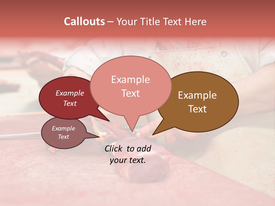 Tier Ern Fleischskandal PowerPoint Template