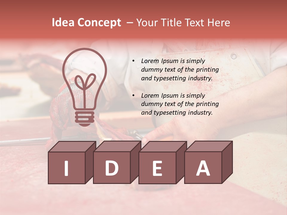 Tier Ern Fleischskandal PowerPoint Template