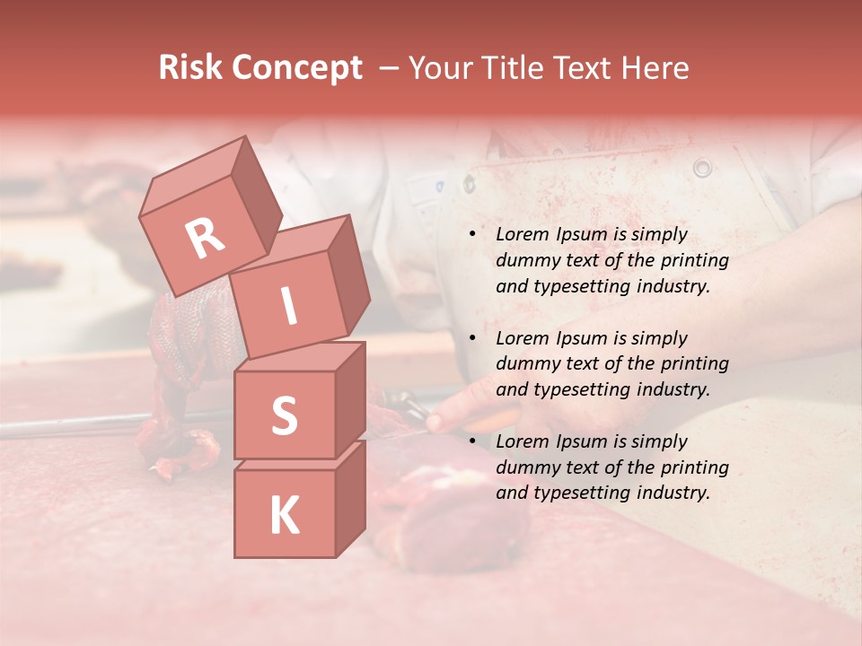 Tier Ern Fleischskandal PowerPoint Template