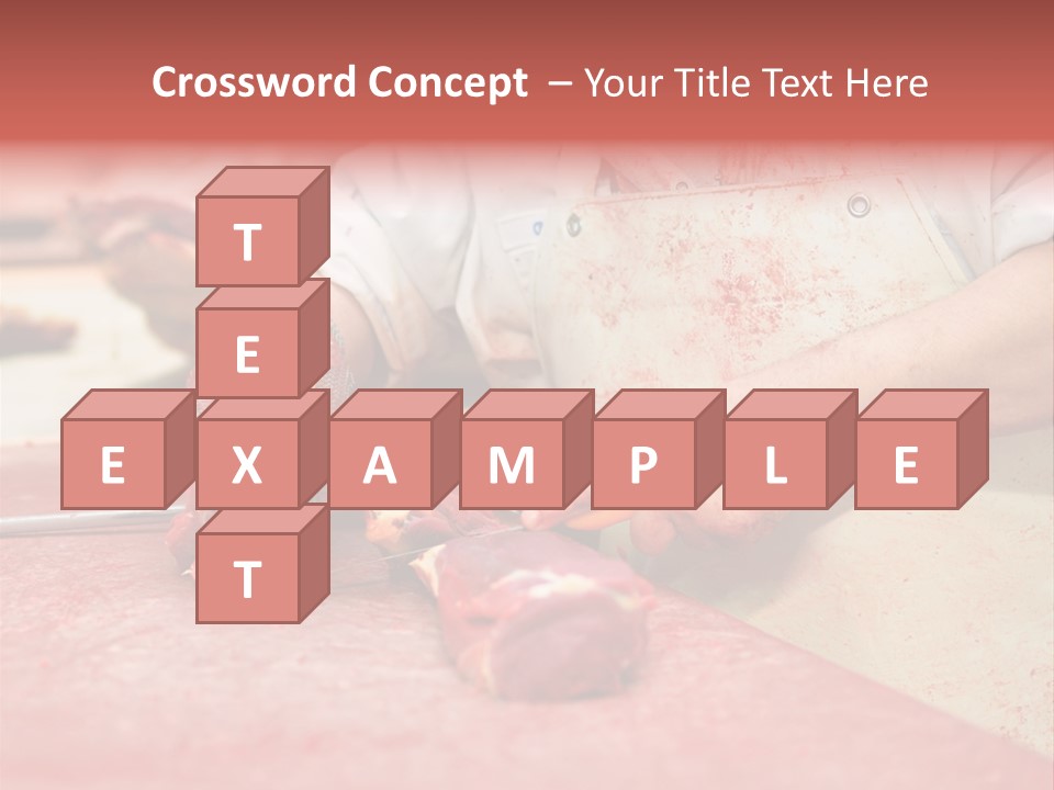 Tier Ern Fleischskandal PowerPoint Template