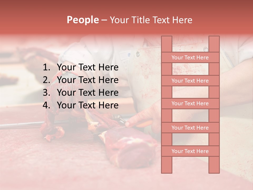 Tier Ern Fleischskandal PowerPoint Template