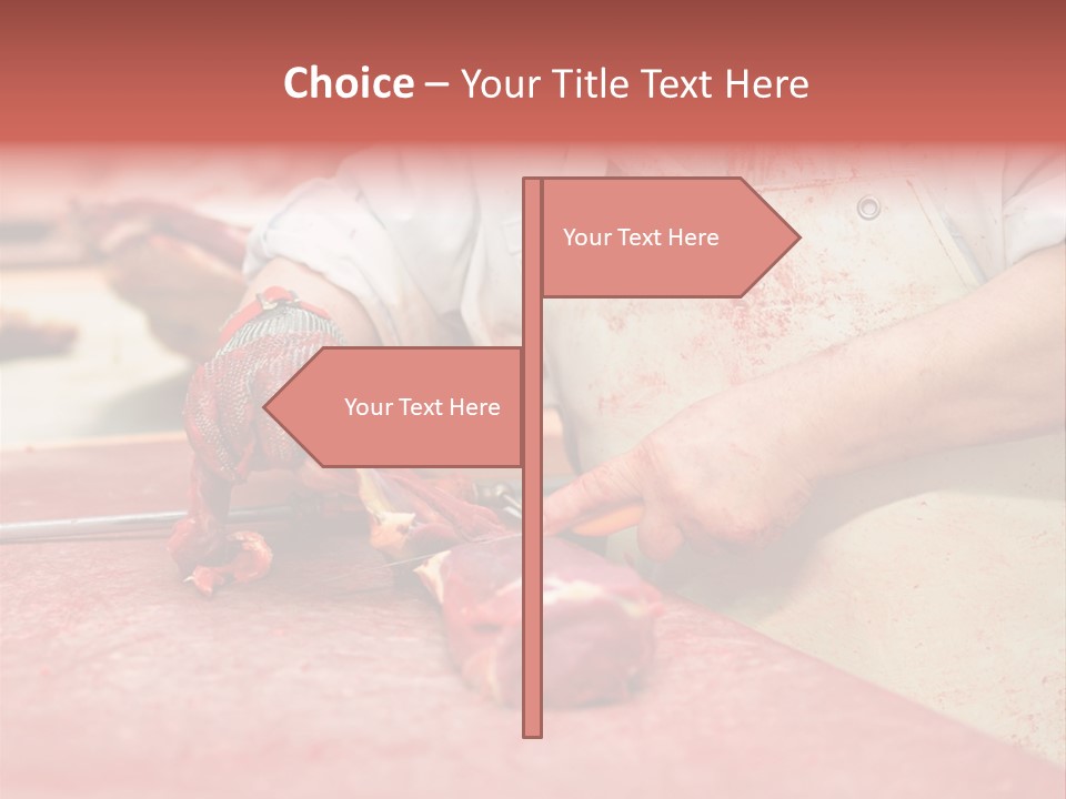 Tier Ern Fleischskandal PowerPoint Template