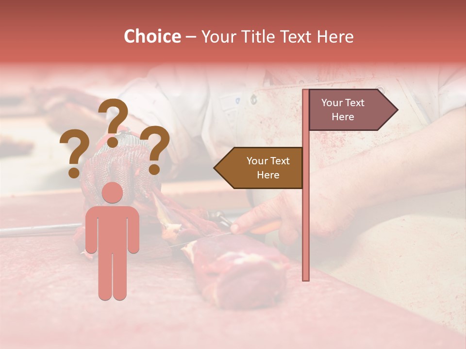 Tier Ern Fleischskandal PowerPoint Template