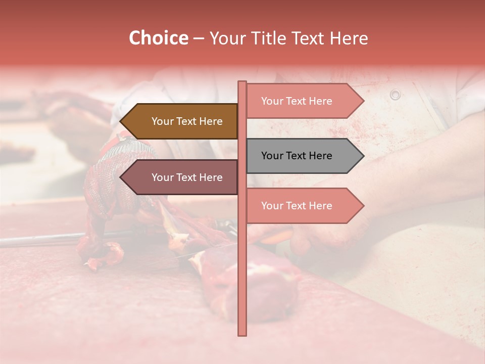 Tier Ern Fleischskandal PowerPoint Template