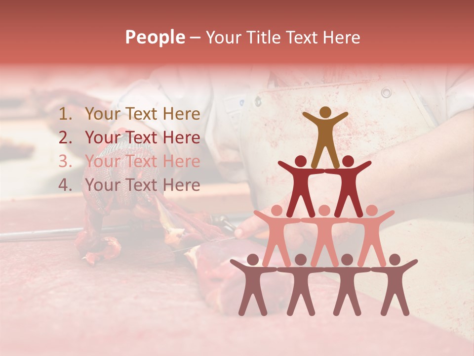 Tier Ern Fleischskandal PowerPoint Template