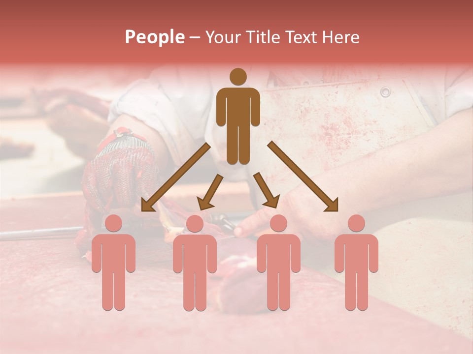 Tier Ern Fleischskandal PowerPoint Template