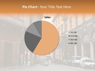 Center House Porch PowerPoint Template