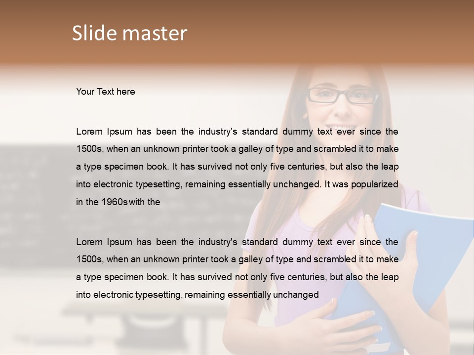 Cute Bachelor Pretty PowerPoint Template