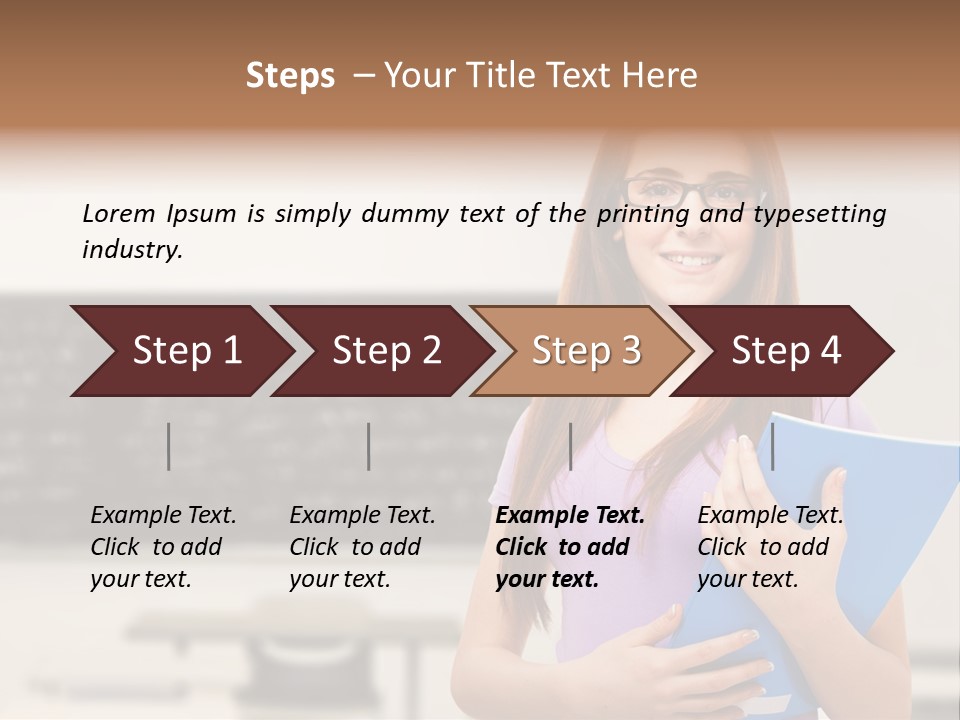 Cute Bachelor Pretty PowerPoint Template