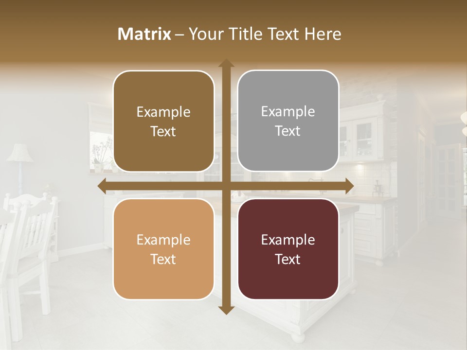 New Table Corridor PowerPoint Template