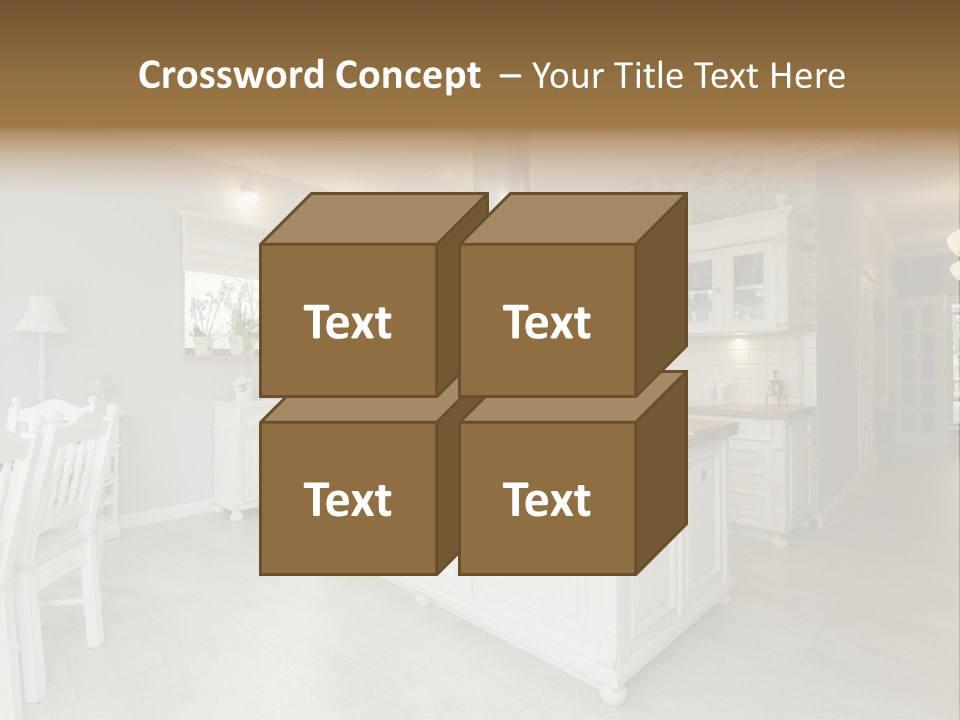 New Table Corridor PowerPoint Template