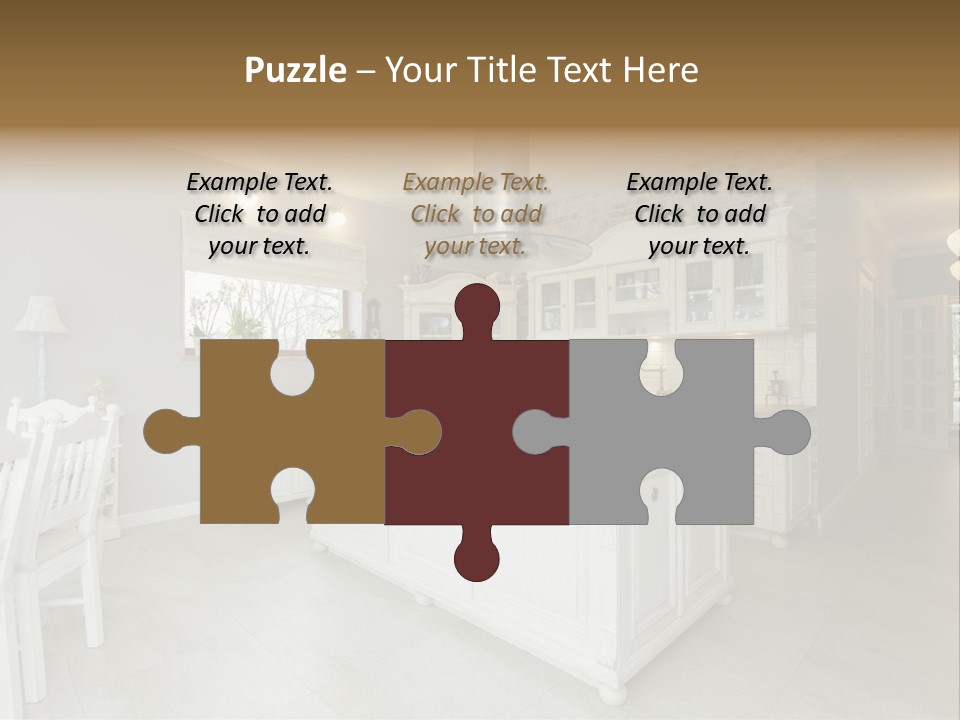 New Table Corridor PowerPoint Template