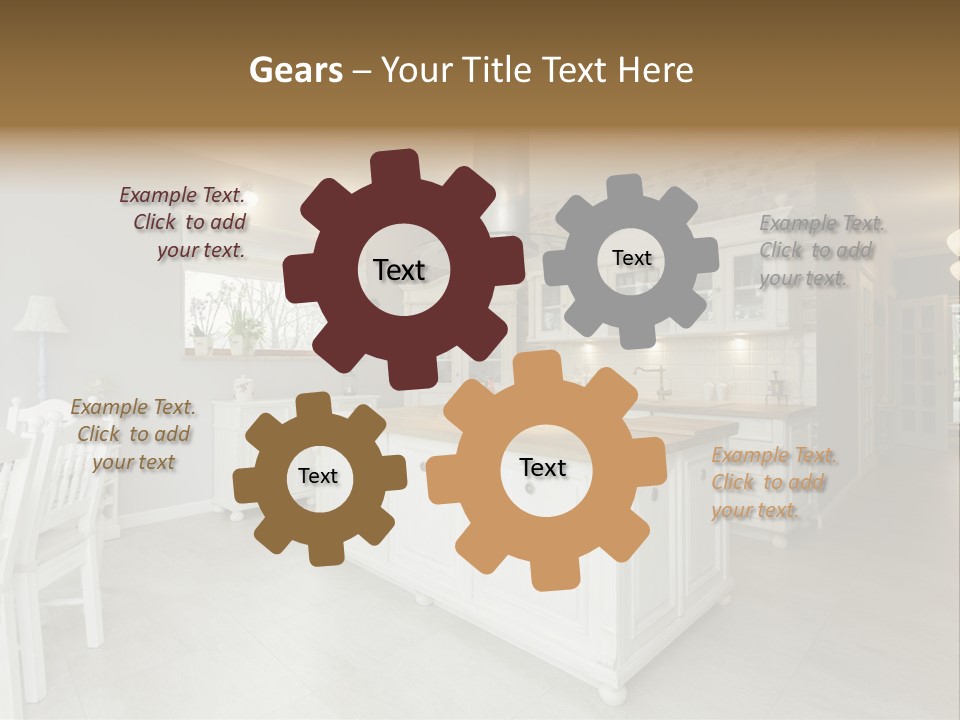 New Table Corridor PowerPoint Template
