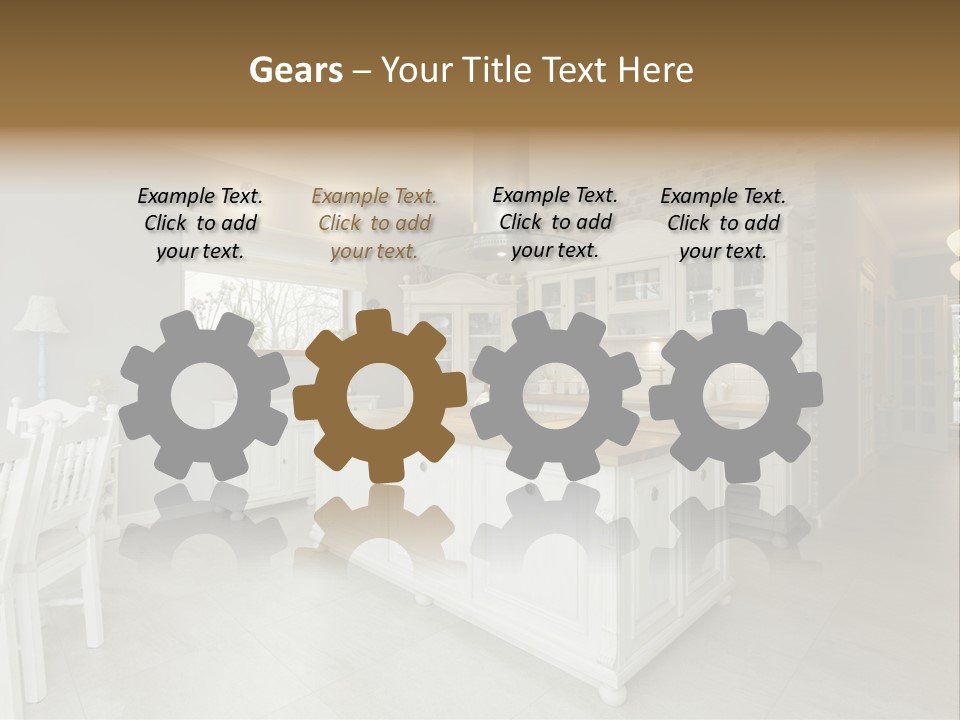 New Table Corridor PowerPoint Template