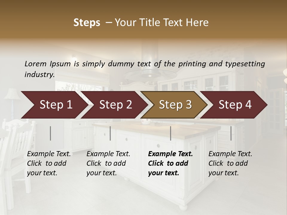 New Table Corridor PowerPoint Template