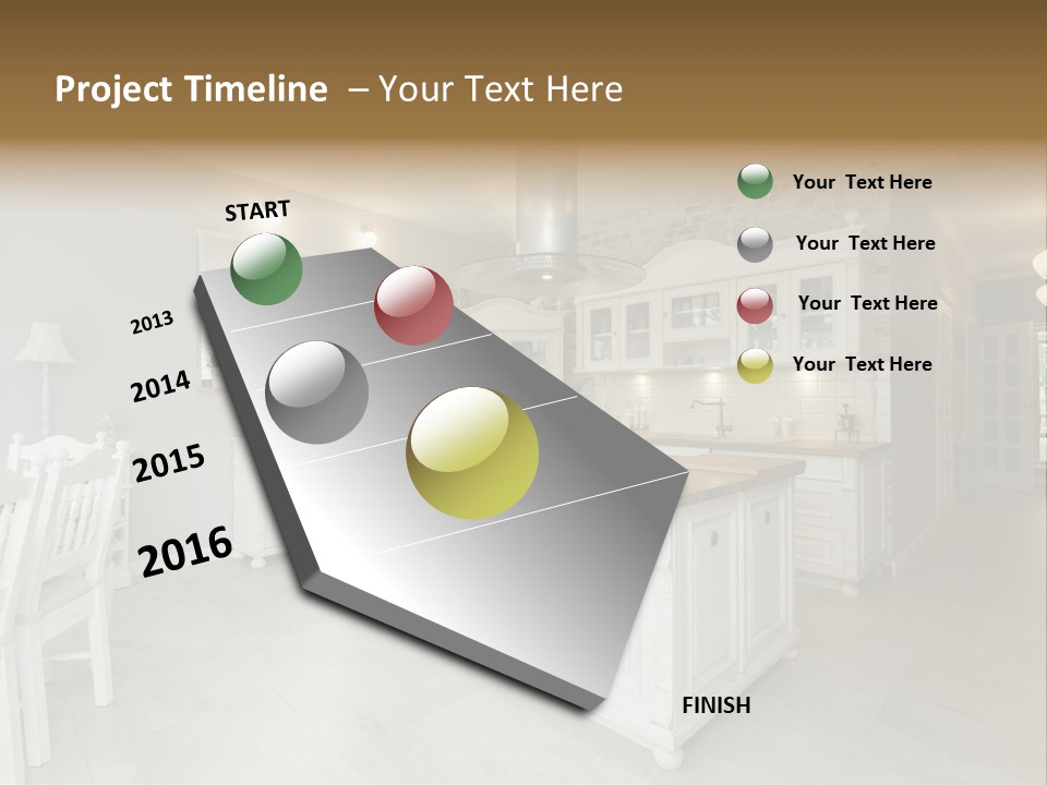 New Table Corridor PowerPoint Template